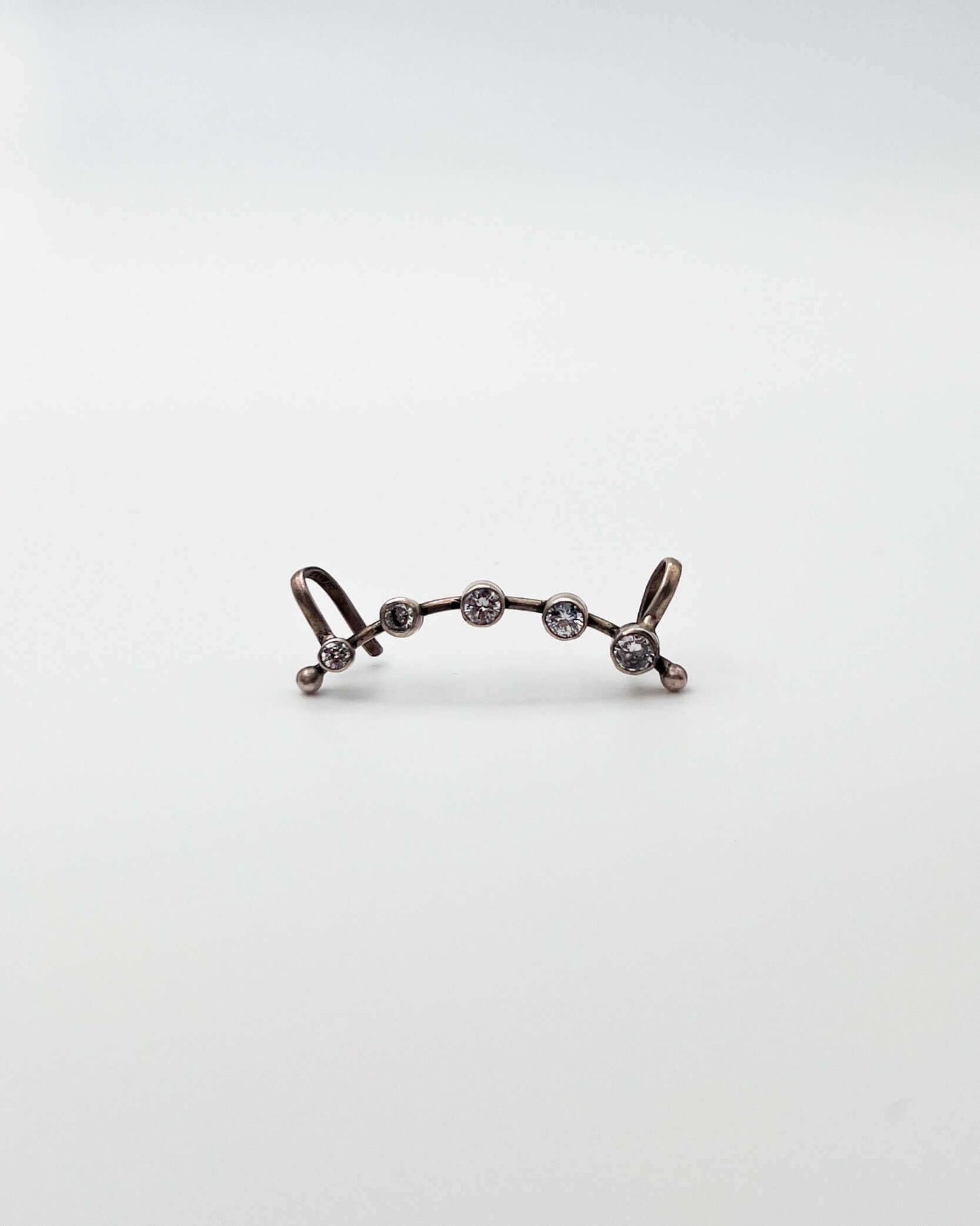 Sitara earcuffs with zirconia
