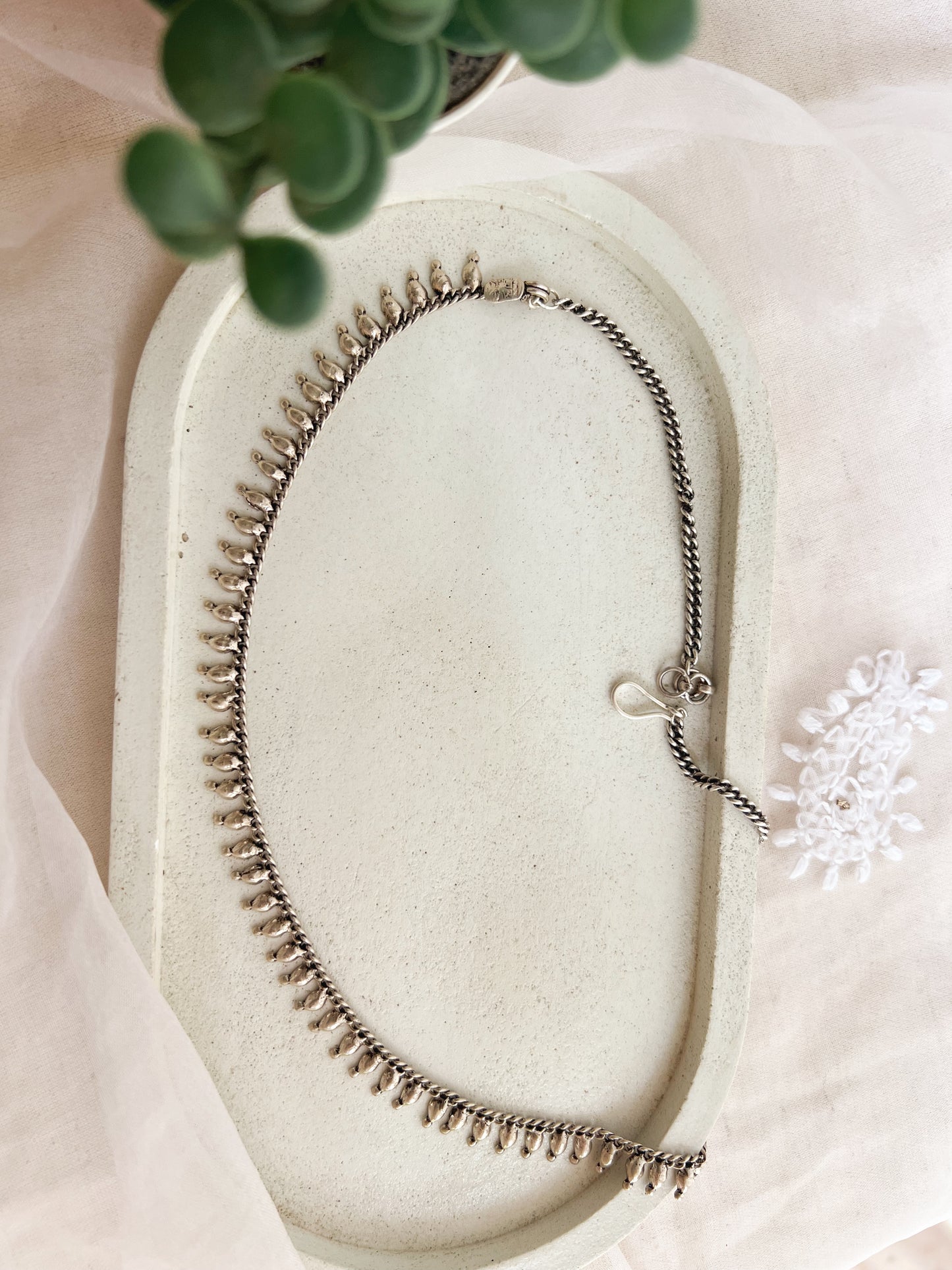 Ambi delicate sterling silver necklace