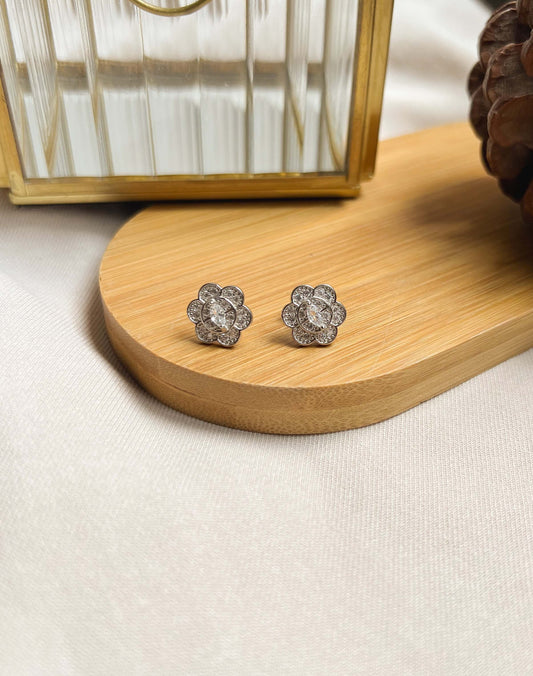 Celeste 925 silver studs with zircon