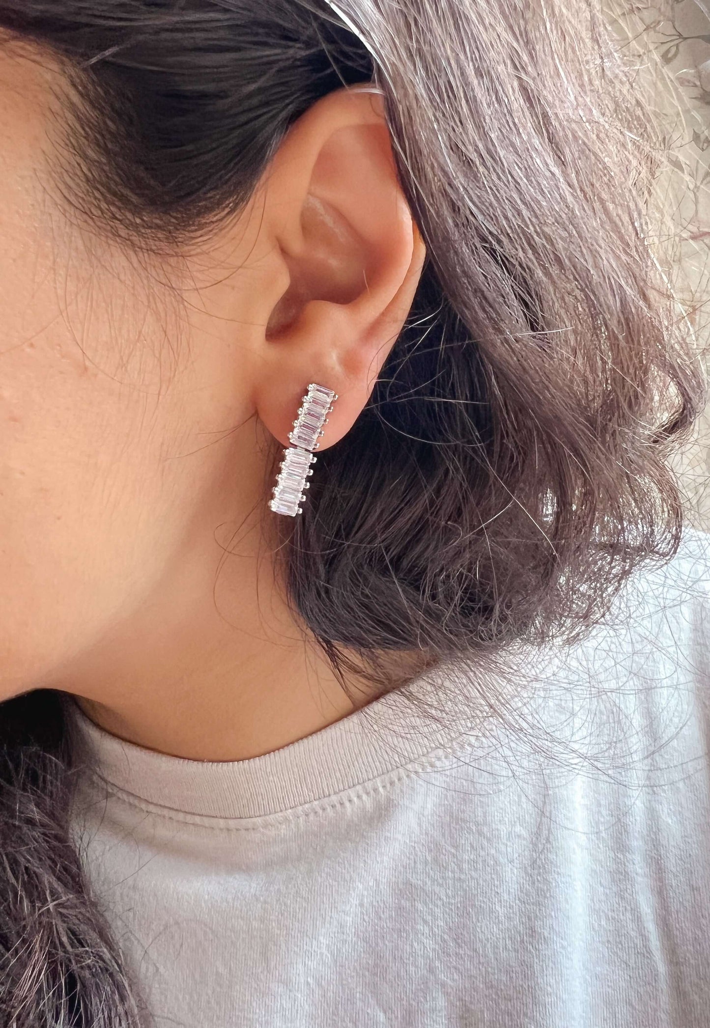 Alexis 925 silver crystal earrings