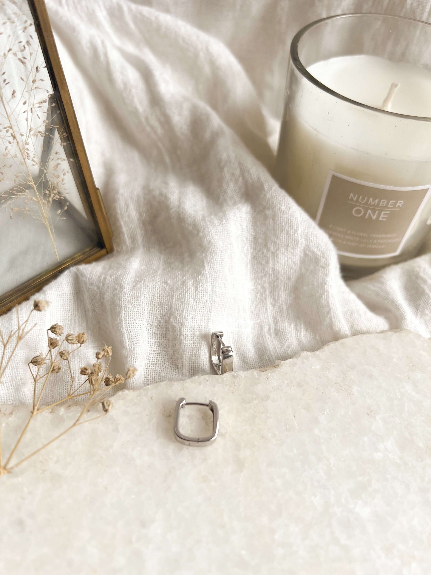 Kai sterling silver huggies