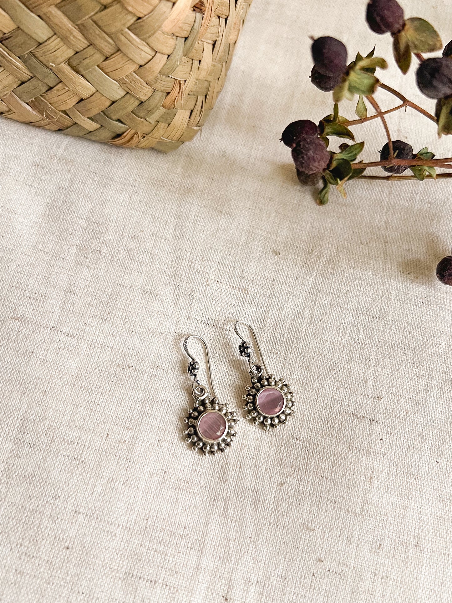 Kiran oxidised silver fish hooks (3 colors)