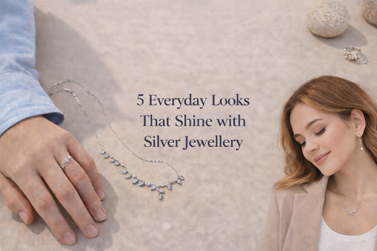5 Everyday Looks That Shine with Silver Jewellery For Women – Asmah