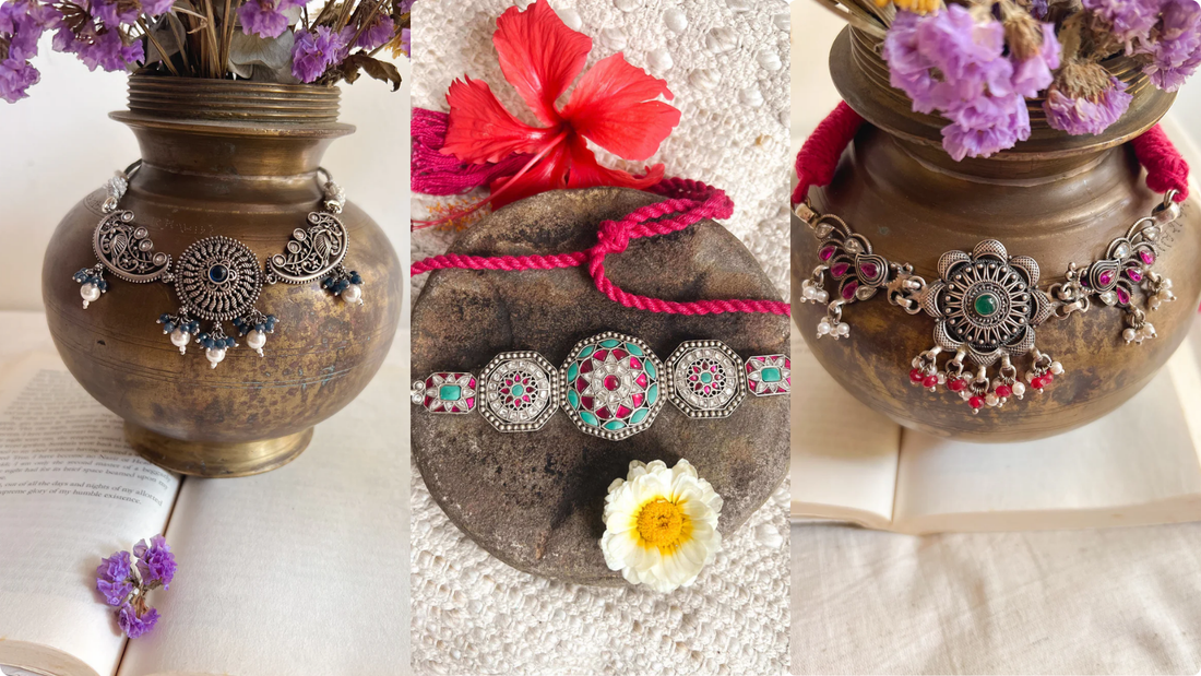 How to Style a Silver Oxidised Necklace for Ethnic and Modern Looks?