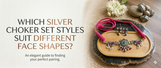 Which Silver Choker Set Styles Suit Different Face Shapes?