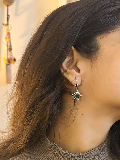 Kiran oxidised silver fish hooks (3 colors)