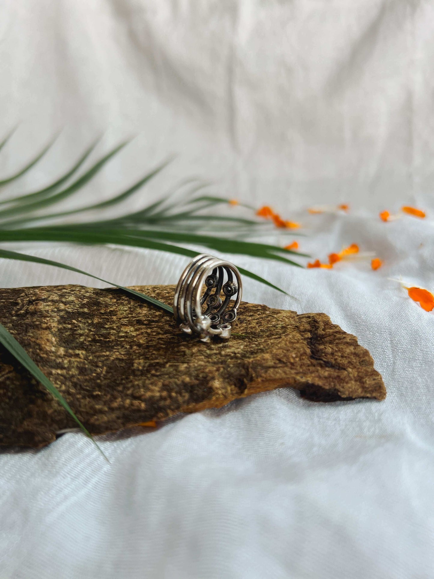 Tara mandal ring with zirconia