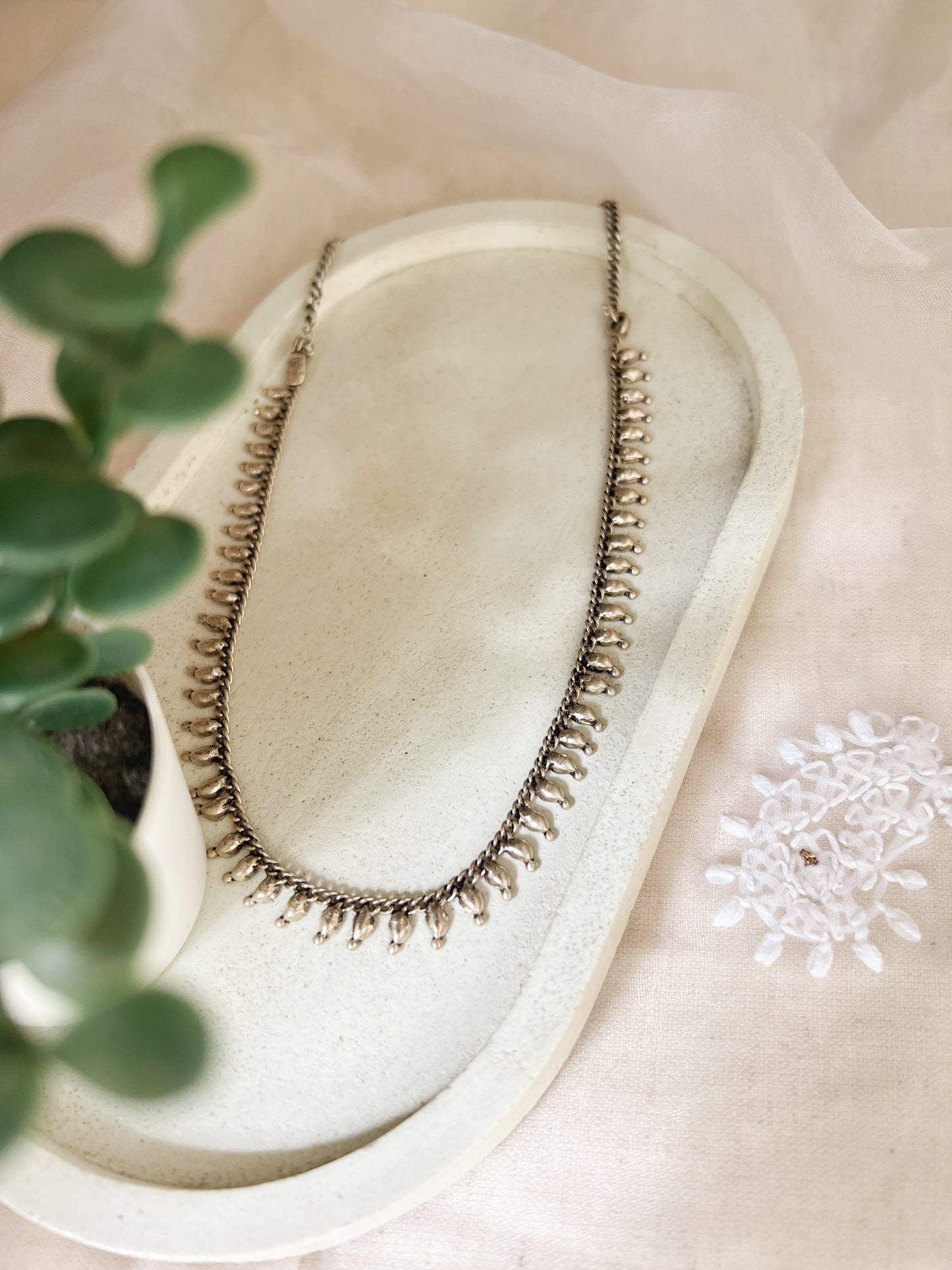 Ambi delicate sterling silver necklace