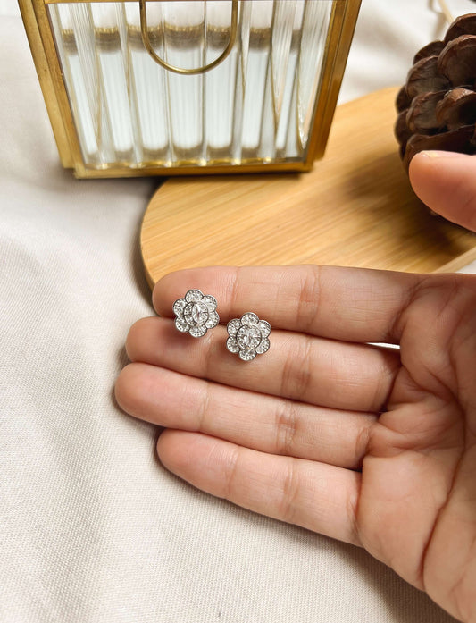 Celeste 925 silver studs with zircon