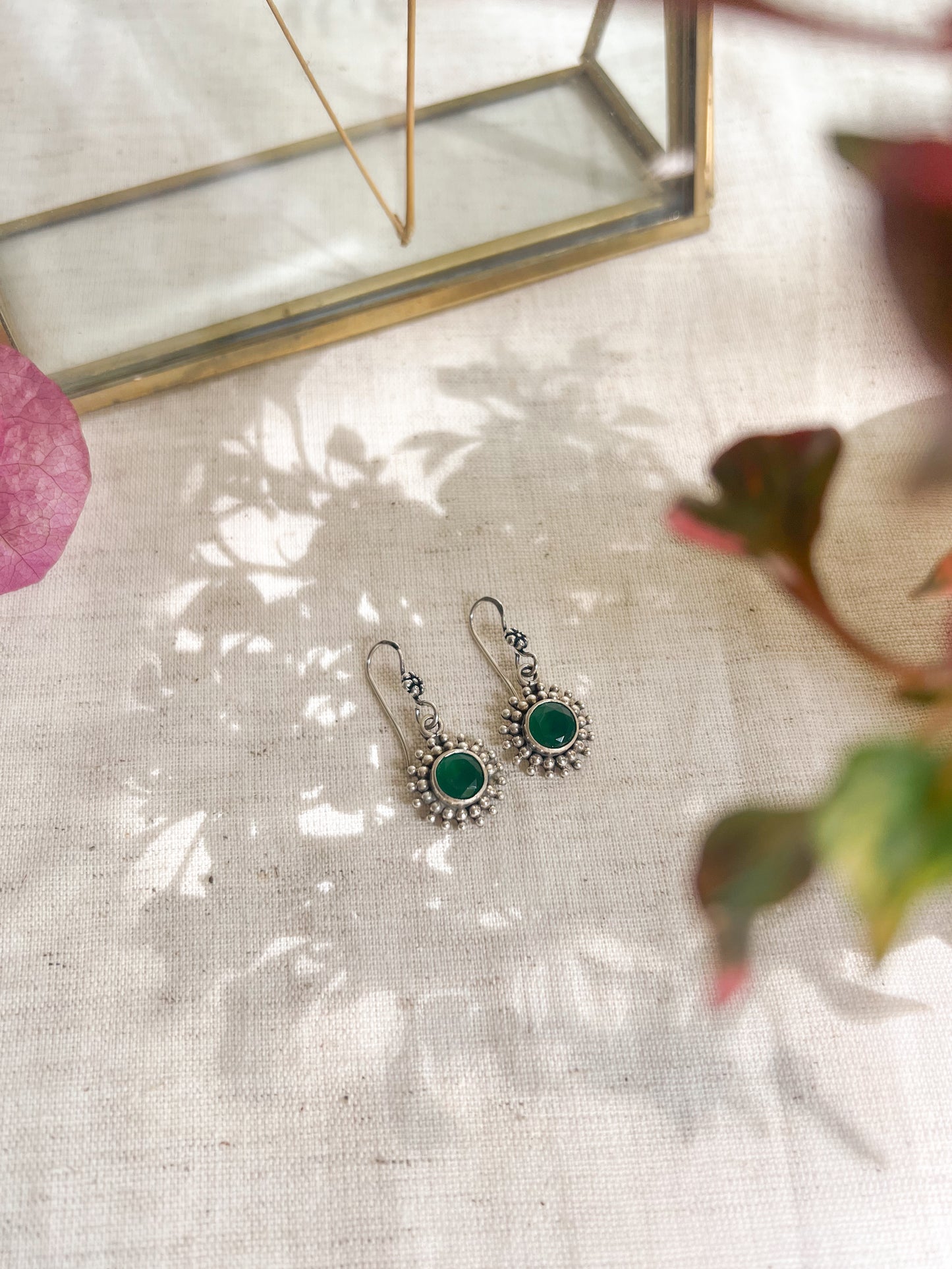 Kiran oxidised silver fish hooks (3 colors)