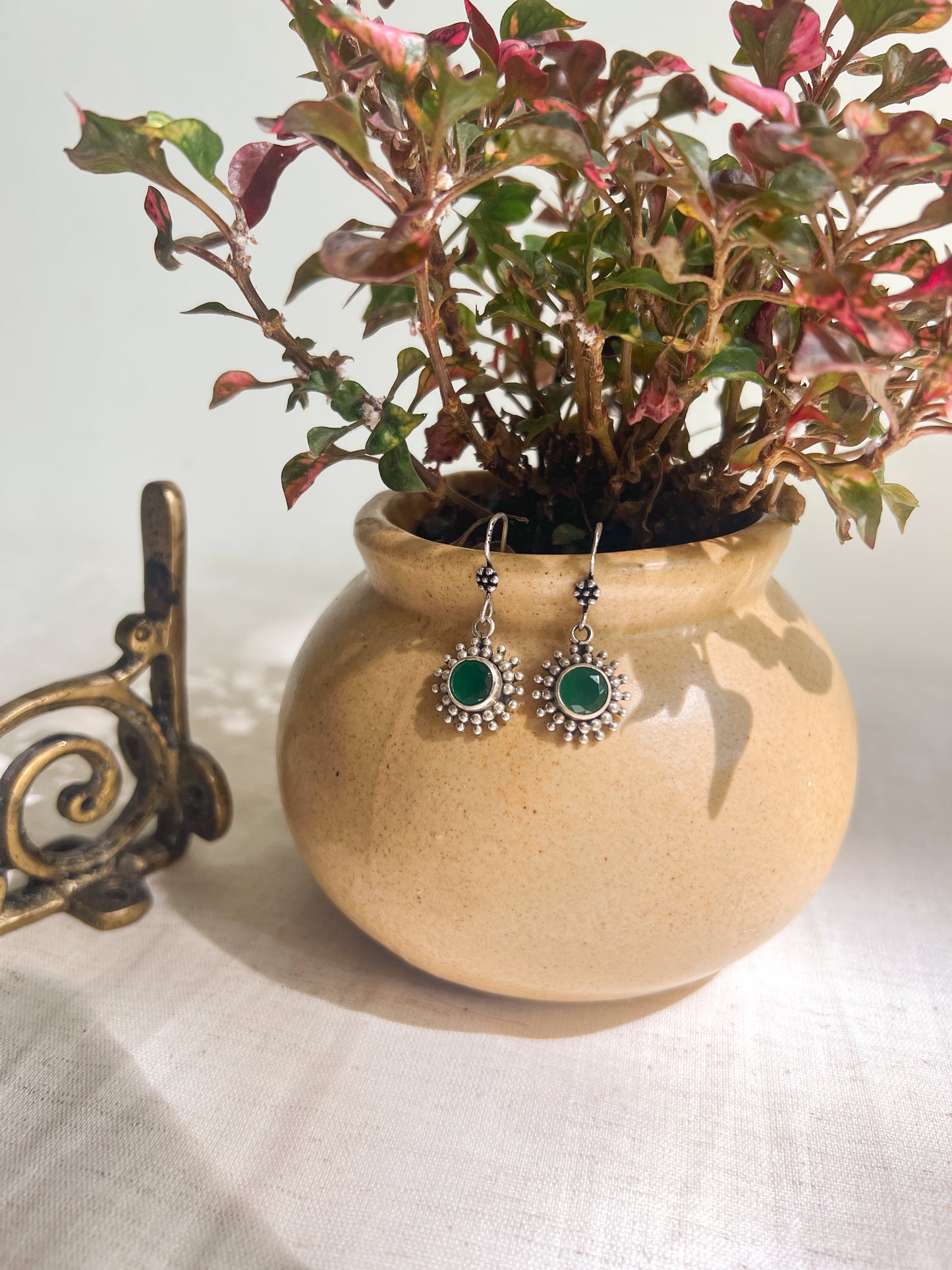 Kiran oxidised silver fish hooks (3 colors)