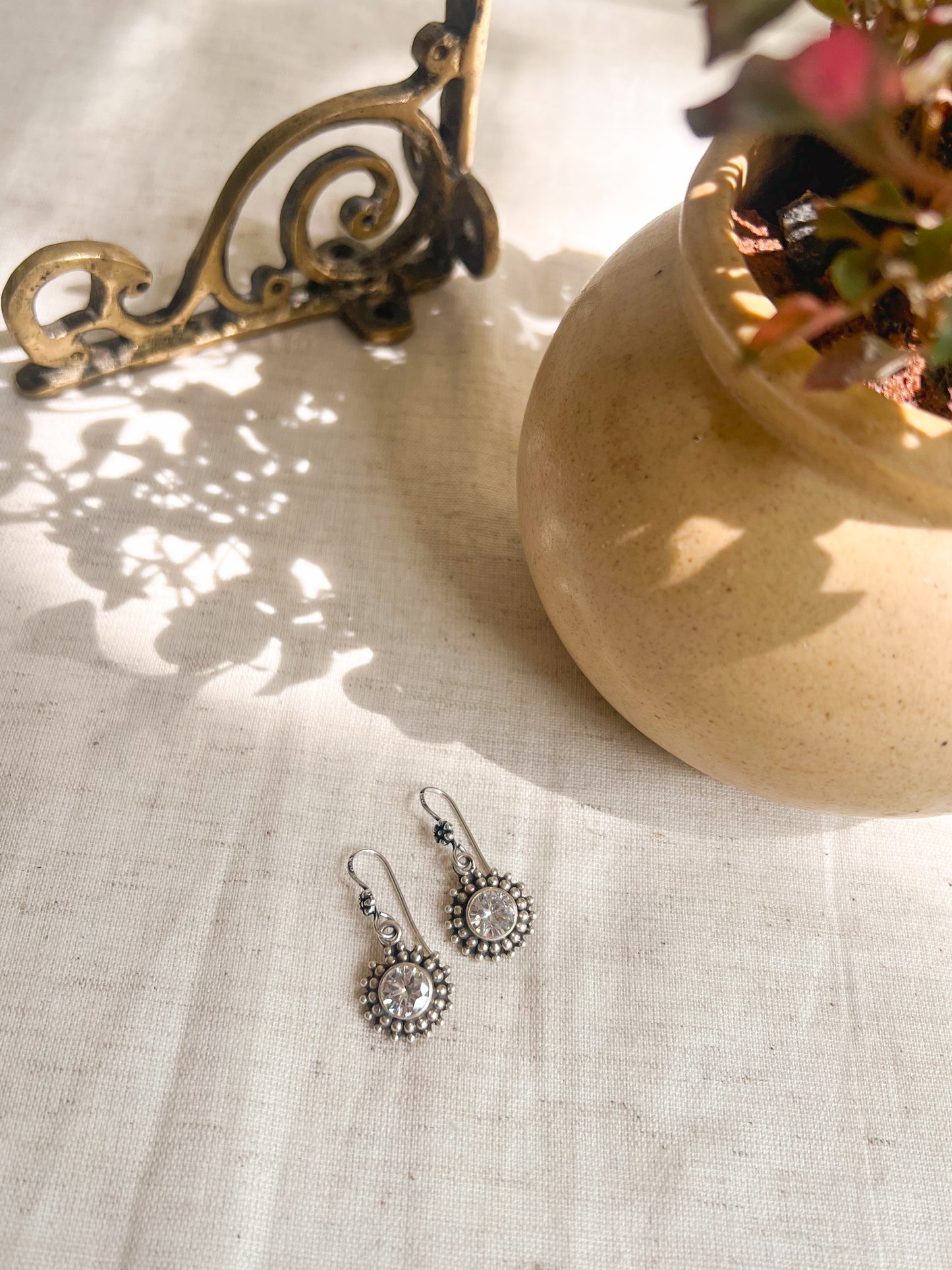 Kiran oxidised silver fish hooks (3 colors)