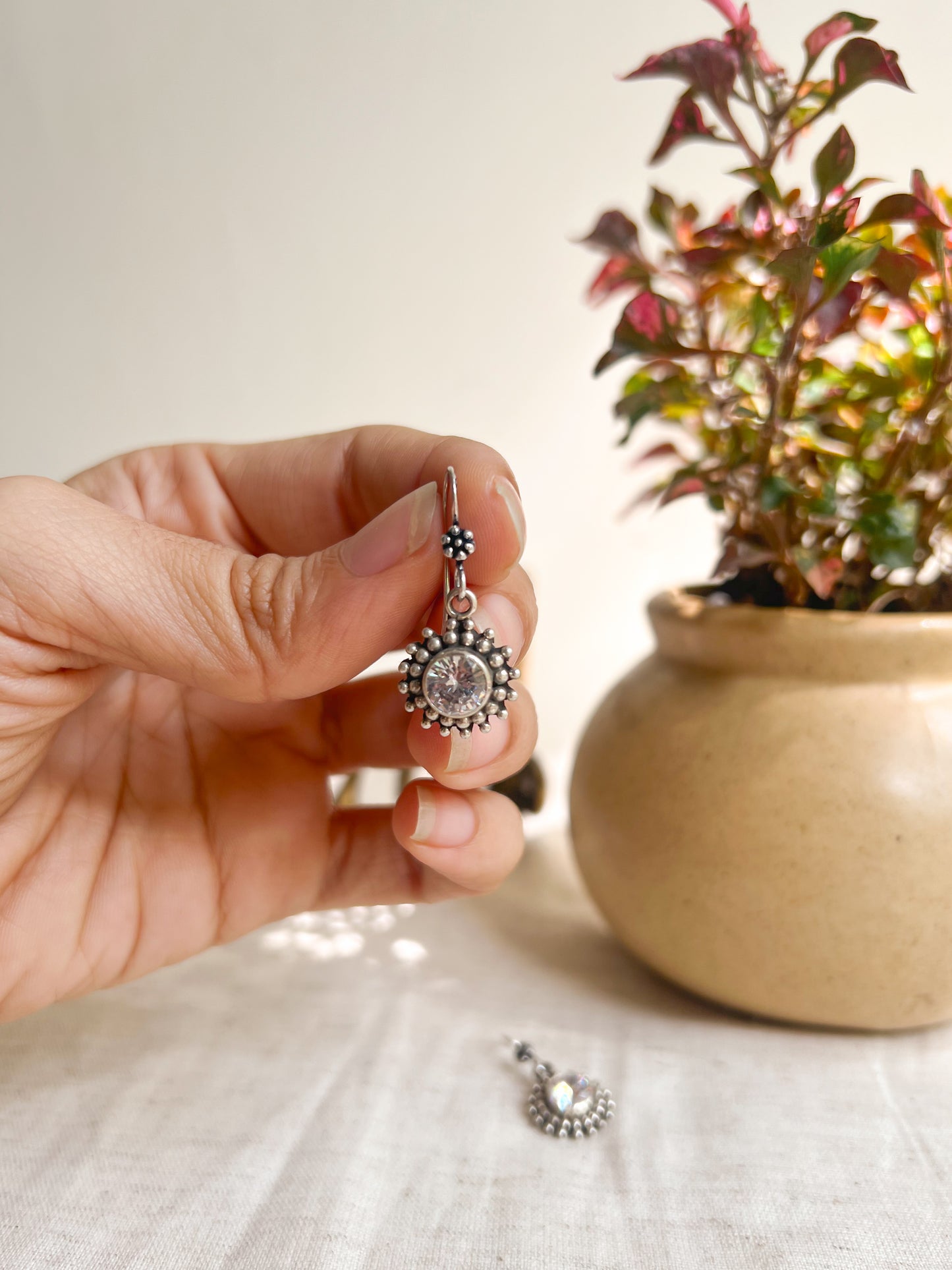 Kiran oxidised silver fish hooks (3 colors)