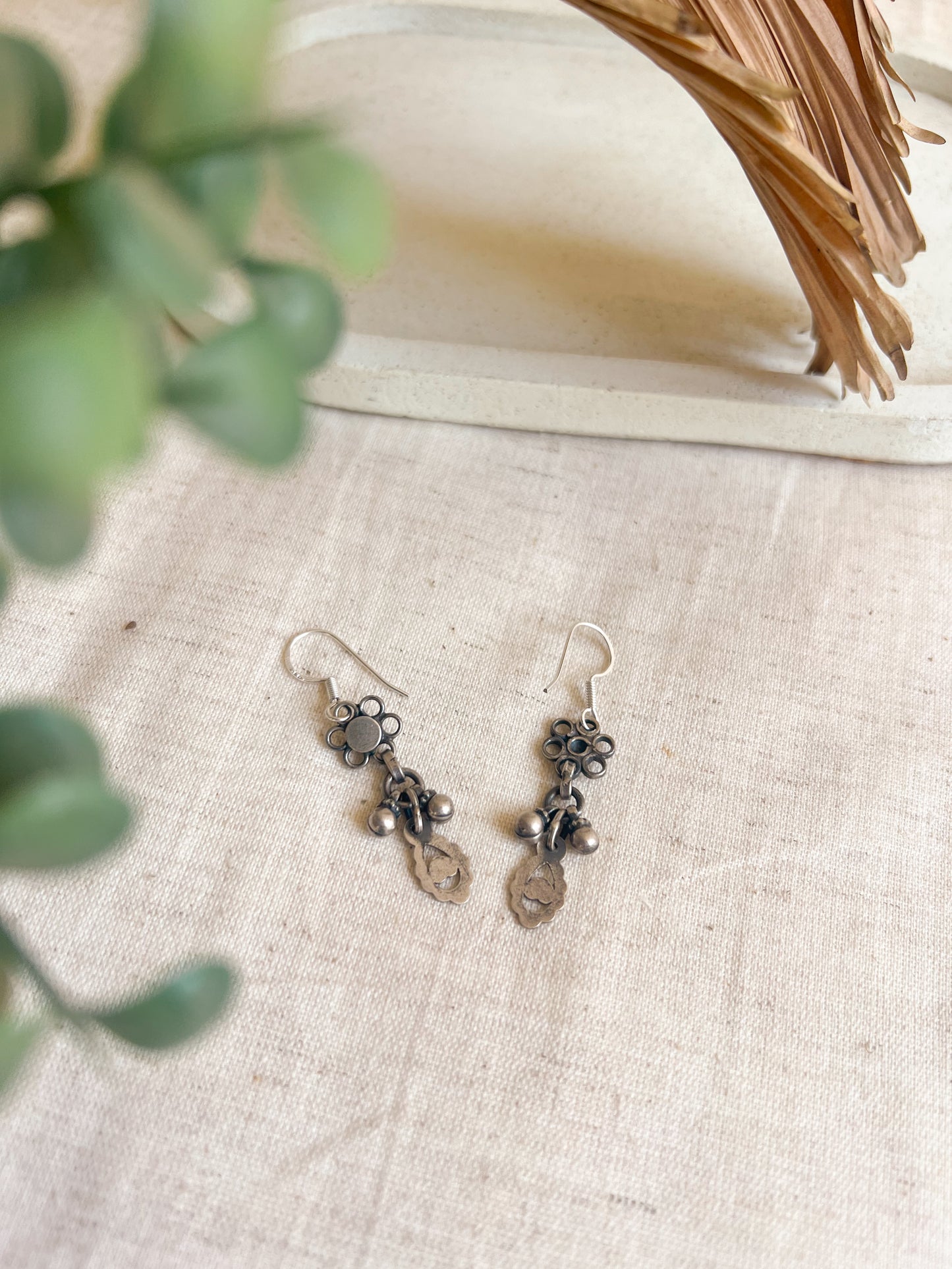 Sahira silver dangler with fish hook