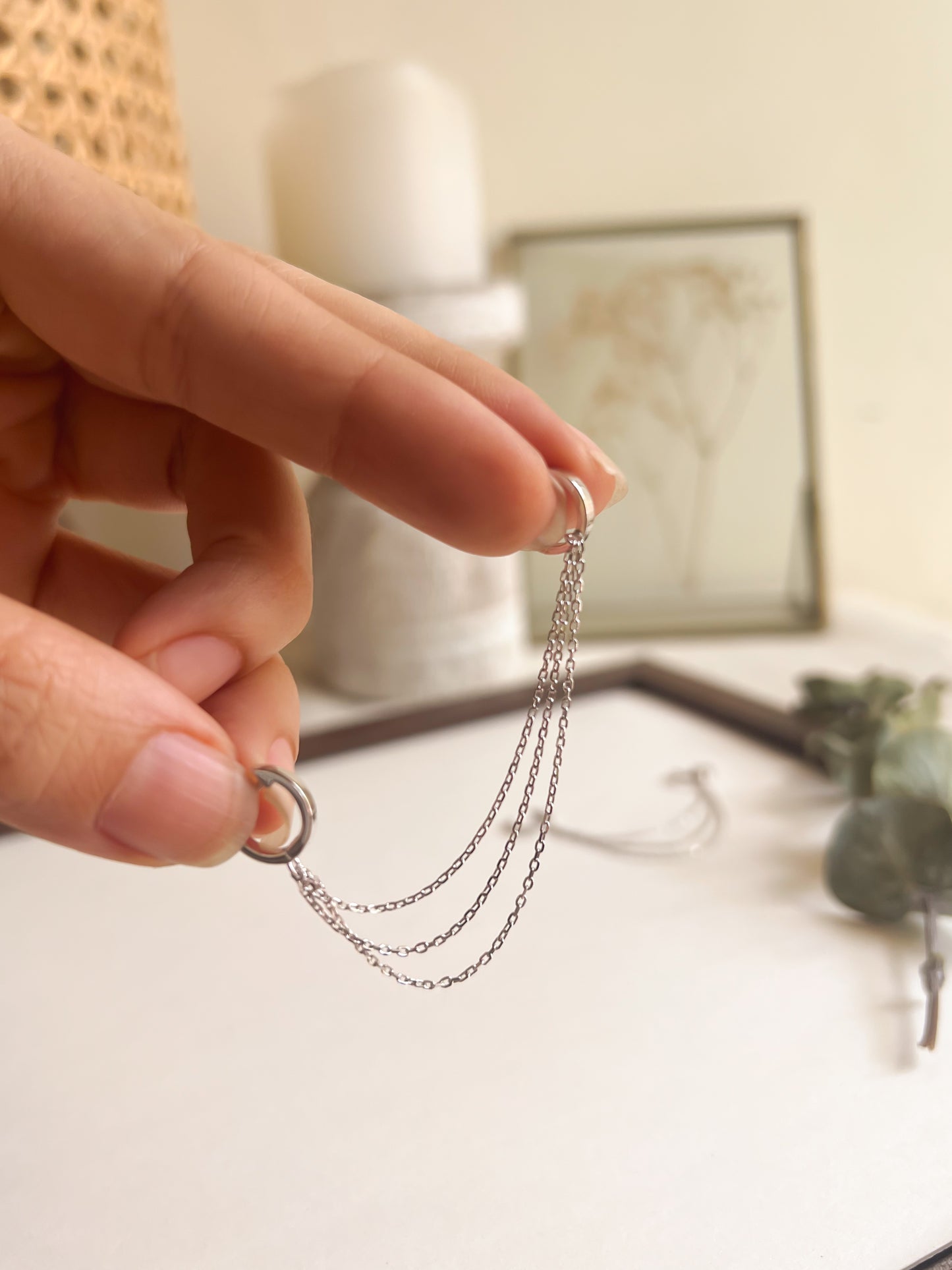 Kai sleek ear cuff in sterling silver
