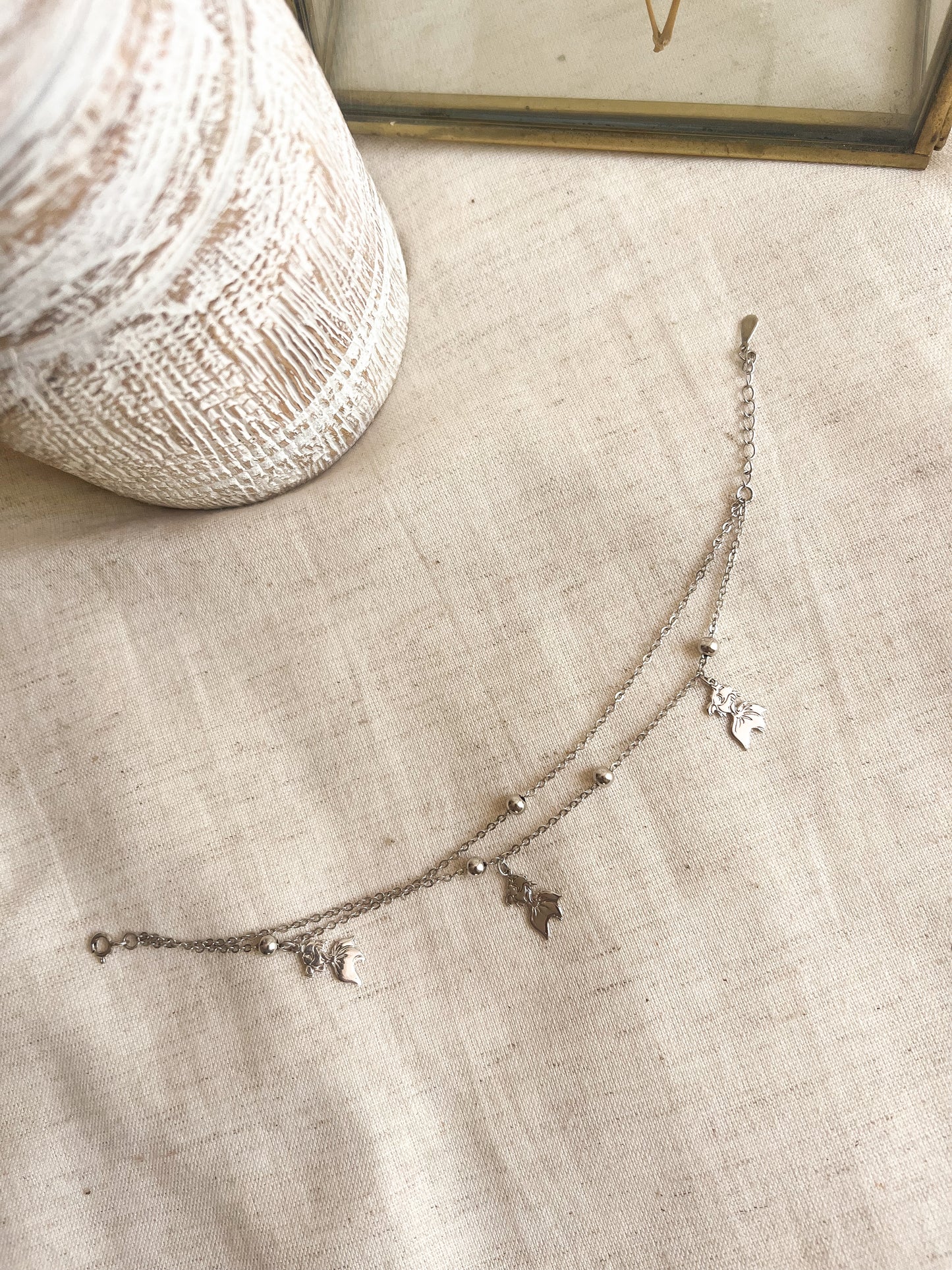 Goldfish bracelet in sterling silver